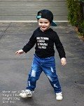 WESIDOM Baby Boy Hoodie and Jeans Outfit Set