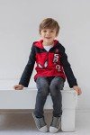 Spider-Man Toddler Boys Fleece Half Zip Hoodie
