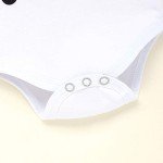 Baby Boy Crew Print Romper, Pants, and Hat Set