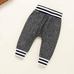 Baby Boy Crew Print Romper, Pants, and Hat Set
