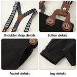 Infant Boy's Gentleman Outfit Set with Bowtie & Hat