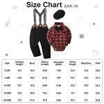 Infant Boy's Gentleman Outfit Set with Bowtie & Hat
