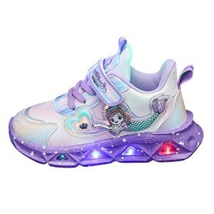 LED Light Up Sneakers for Toddlers - Purple