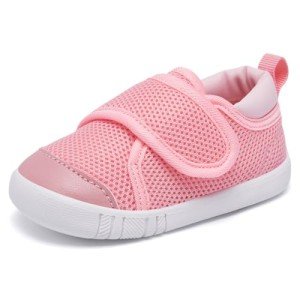 Lightweight Baby Sneakers for First Walkers – Pink