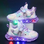 LED Light Up Sneakers for Toddlers - Purple