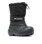 Columbia Kids Powderbug Snowlite Boots, Black/White
