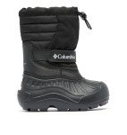 Columbia Kids Powderbug Snowlite Boots, Black/White