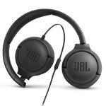JBL Tune 500 On-Ear Headphones with Mic - Black