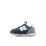 New Balance Kids 237 Bungee Sneaker - Heron Blue