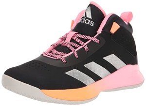 adidas Cross Em Up 5 Basketball Shoes, Black/Pink