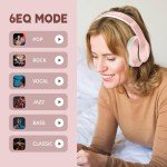 Glynzak Wireless Bluetooth Over-Ear Headphones – 65H Playtime