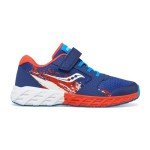 Saucony Kids Boys Navy/Red Running Shoes