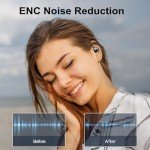 Bluetooth 5.3 Wireless Sport Earbuds with ENC Mic