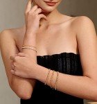 14K Gold Bracelets Set for Women