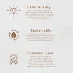 6 Pairs of Gold Hoop Earrings for Women