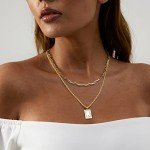 Personalized 14K Gold Initial Pendant Necklace