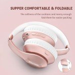 Glynzak Wireless Bluetooth Over-Ear Headphones – 65H Playtime