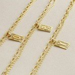Personalized 14K Gold Initial Pendant Necklace