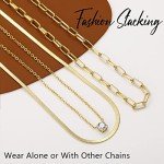 Layered Gold Plated Cross Pendant Necklace for Women