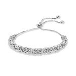 Italian Byzantine Sliding Bolo Bracelet for Women