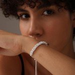 Italian Byzantine Sliding Bolo Bracelet for Women