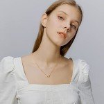 Personalized 14K Gold Initial Heart Necklace