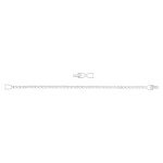 Swarovski Emily White Bracelet, Rhodium Plated