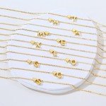 Personalized 14K Gold Initial Heart Necklace