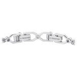 Swarovski Emily White Bracelet, Rhodium Plated
