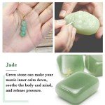 Dainty Jade Crystal Necklace for Women