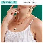 Gold Plated Layered Necklace Set for Women