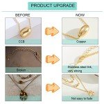 Gold Plated Layered Necklace Set for Women