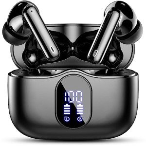 Bluetooth Wireless Earbuds with Noise Cancelling Mic
