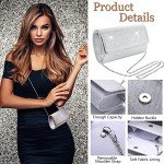 Silver Clutch Jewelry Set for Women, 4 Pieces
