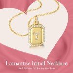 Personalized Gold Initial Necklaces for Women