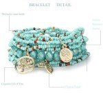 Bohemian Stackable Bracelets Set for Women
