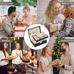 Stylish Black Jewelry Box Organizer for Women