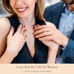 Personalized Heart Initial Necklace for Women