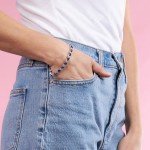 Stylish Tennis Bracelet with Blue Sapphire and CZ