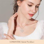 Personalized Heart Initial Necklace for Women
