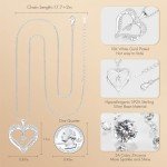 Personalized Heart Initial Necklace for Women