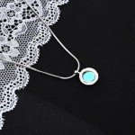 Silver Moonstone Necklace - June Birthstone Gift