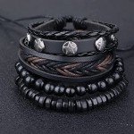 Braided Leather Bracelets for Men and Women