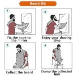 Beard Bib Apron for Easy Grooming and Cleanup