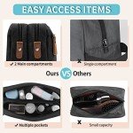 Water-Resistant Portable Toiletry Bag for Travel