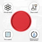 Universal Non-Slip Car Cup Holder Coaster Set