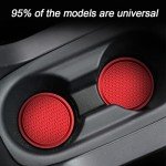 Universal Non-Slip Car Cup Holder Coaster Set