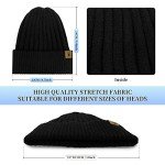 Men's Winter Beanie, Scarf, and Touchscreen Gloves Set