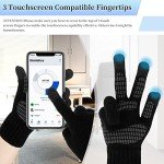 Men's Winter Beanie, Scarf, and Touchscreen Gloves Set