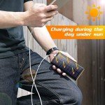 26800mAh Solar Power Bank with LED and USB Ports